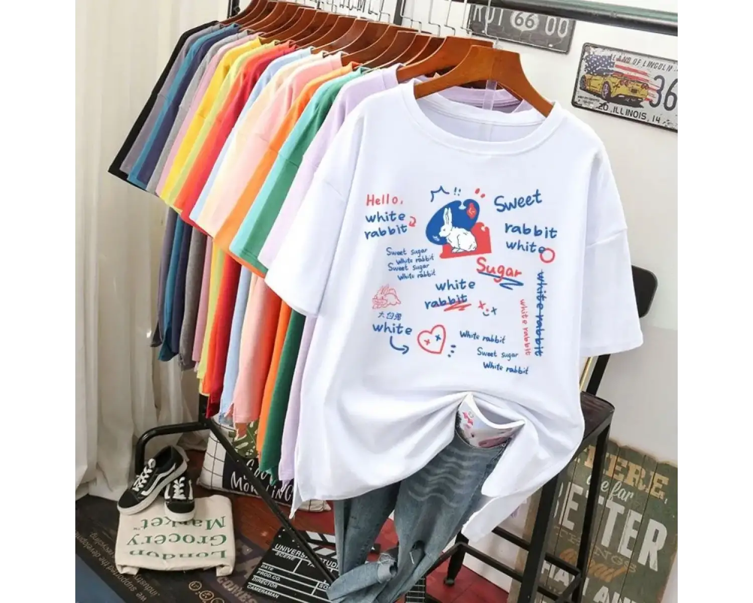 Urban Pop Graphic Kadın Tişört KoleksiyonuKod 5203