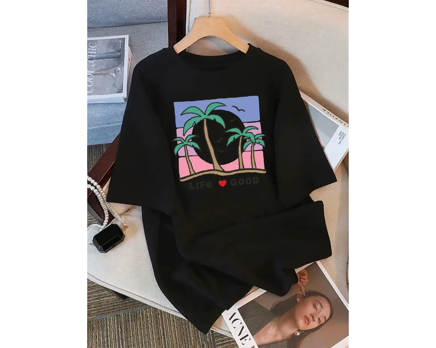 Urban Pop Graphic Kadın Tişört KoleksiyonuKod 5247