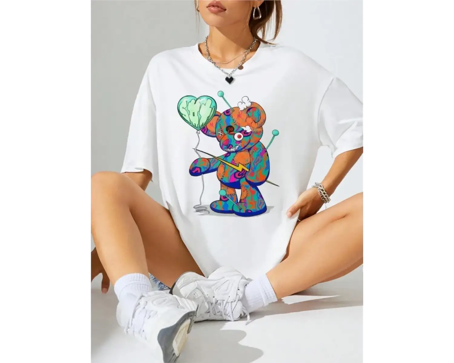 Urban Pop Graphic Kadın Tişört KoleksiyonuKod 5266