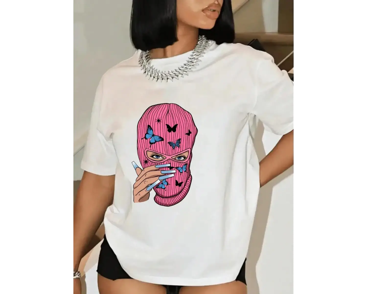 Urban Pop Graphic Kadın Tişört KoleksiyonuKod 5299