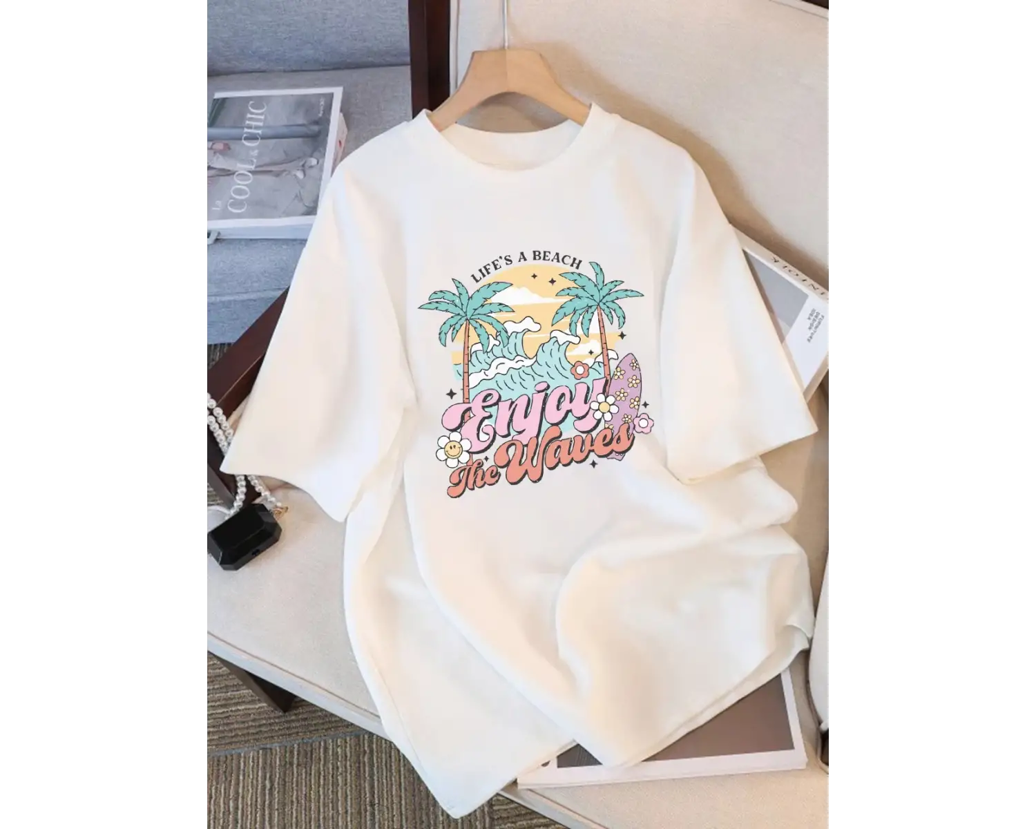 Urban Pop Graphic Kadın Tişört KoleksiyonuKod 5316