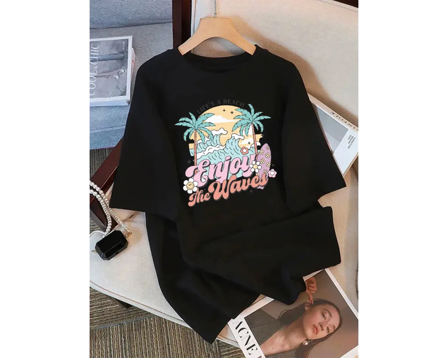 Urban Pop Graphic Kadın Tişört KoleksiyonuKod 5316