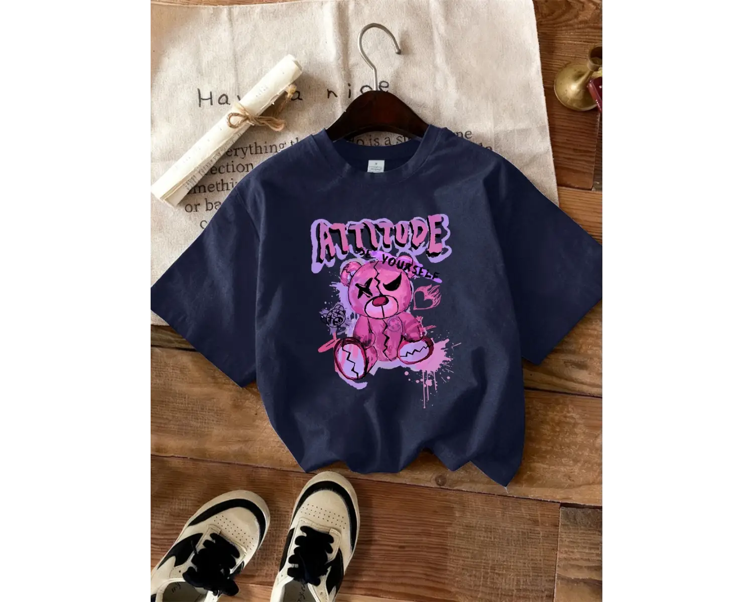 Urban Pop Graphic Kadın Tişört KoleksiyonuKod 5513