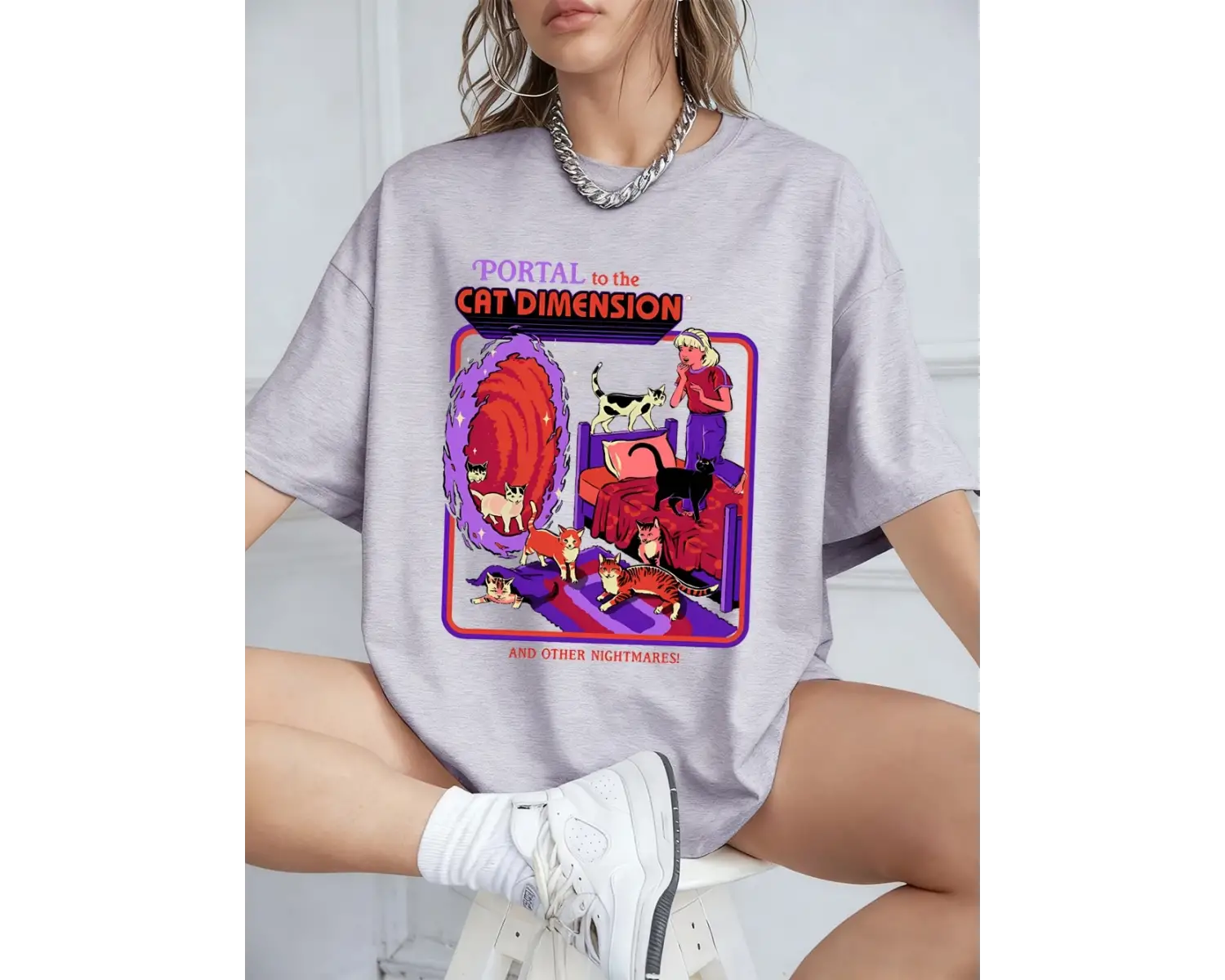 Urban Pop Graphic Kadın Tişört KoleksiyonuKod 5571