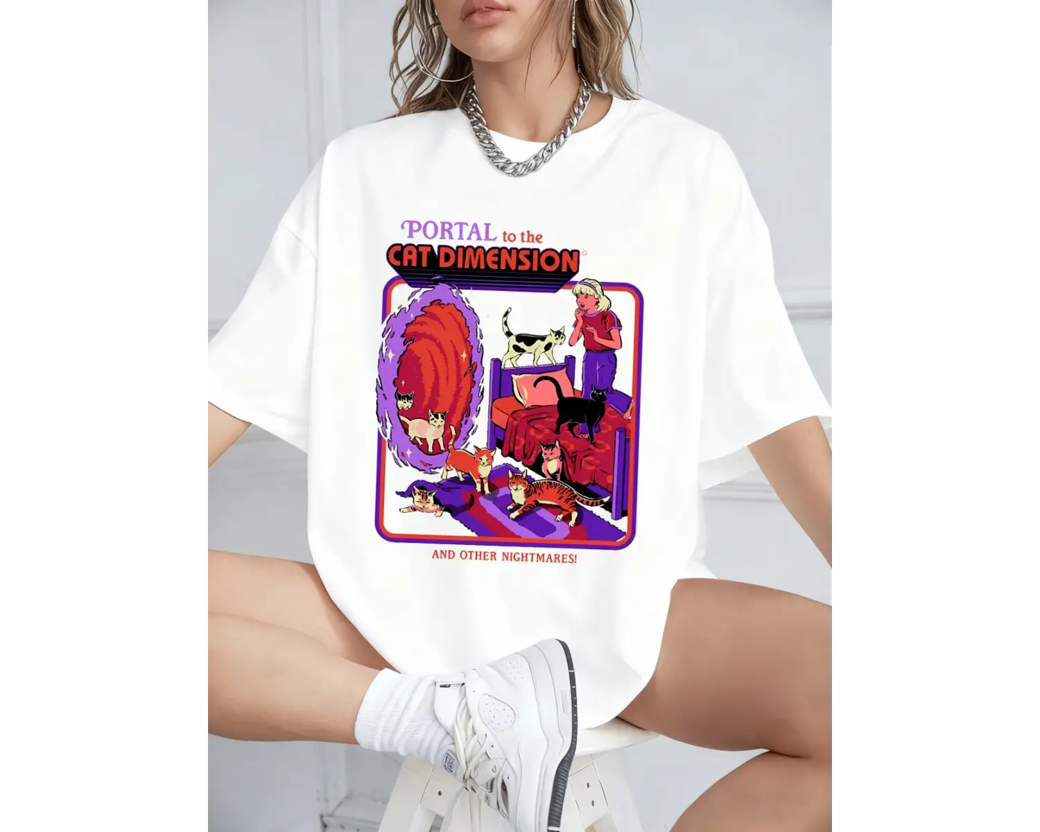 Urban Pop Graphic Kadın Tişört KoleksiyonuKod 5571