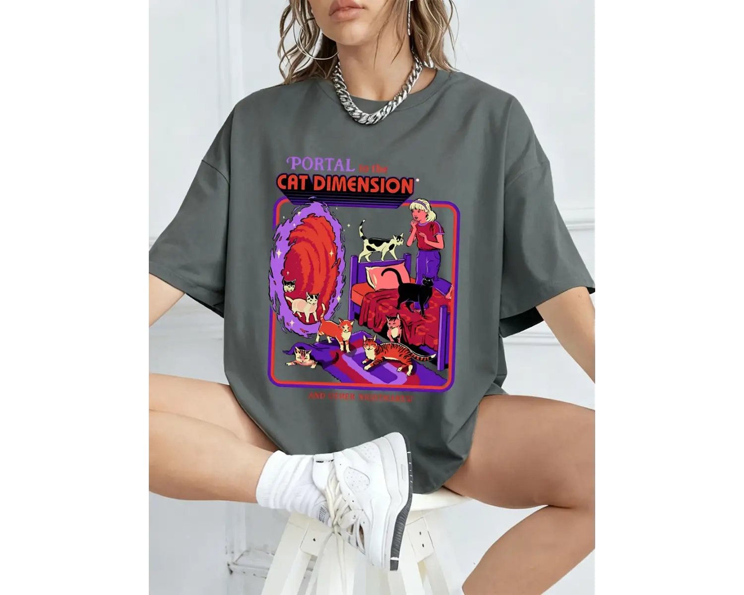 Urban Pop Graphic Kadın Tişört KoleksiyonuKod 5571