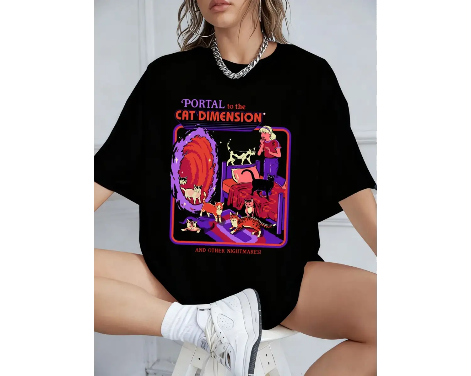 Urban Pop Graphic Kadın Tişört KoleksiyonuKod 5571