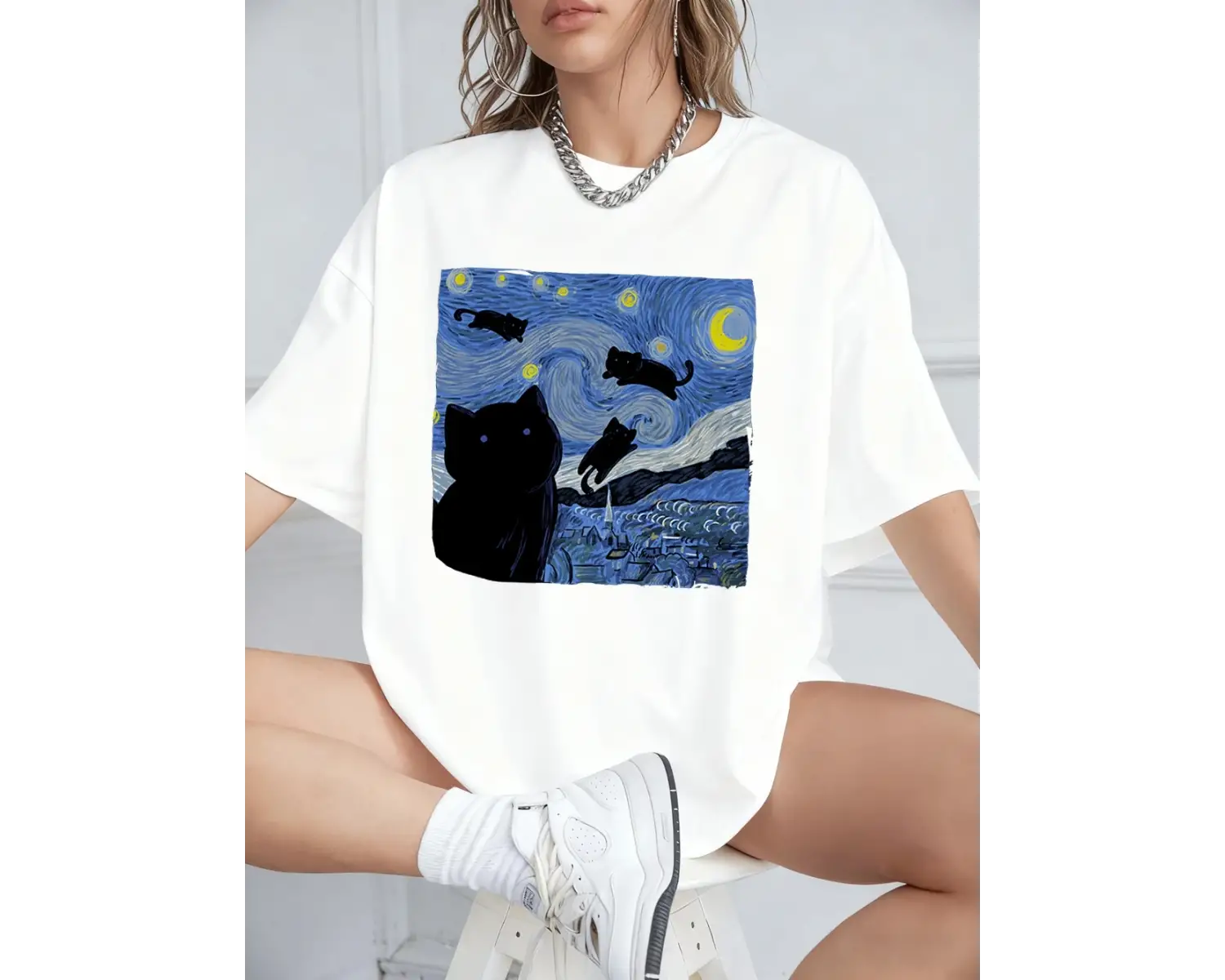 Urban Pop Graphic Kadın Tişört KoleksiyonuKod 5574