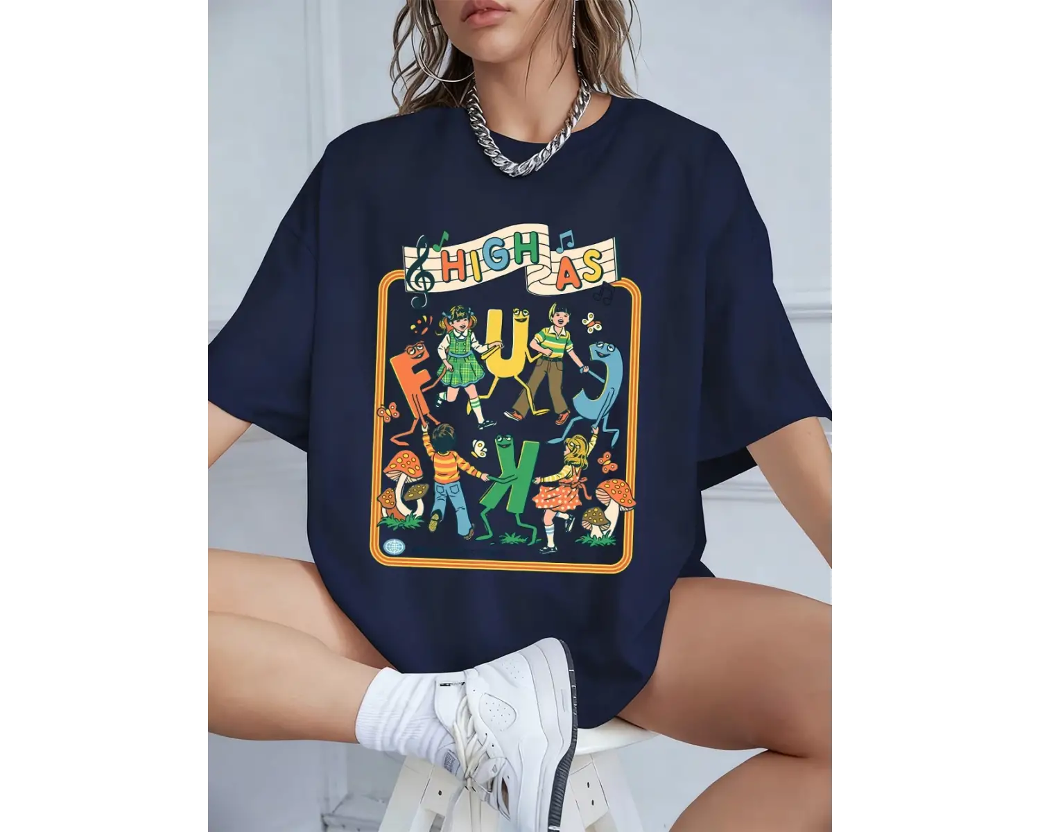 Urban Pop Graphic Kadın Tişört KoleksiyonuKod 5575