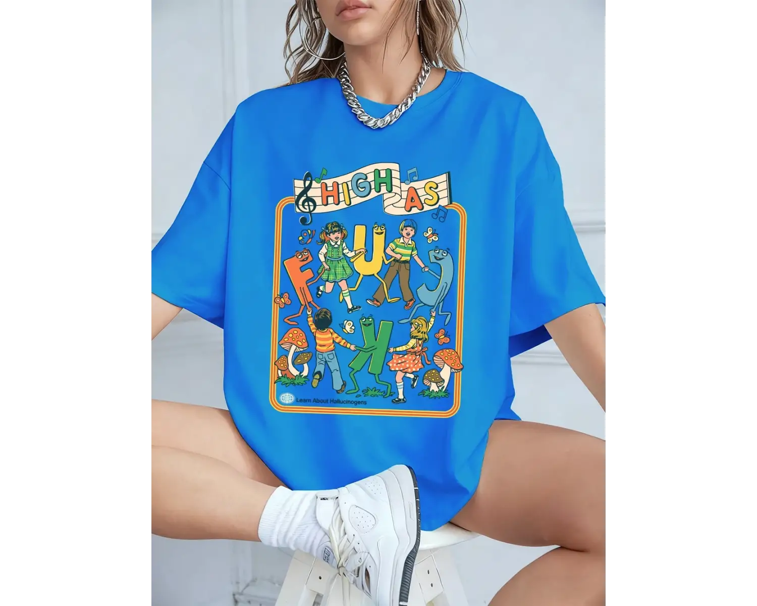 Urban Pop Graphic Kadın Tişört KoleksiyonuKod 5575