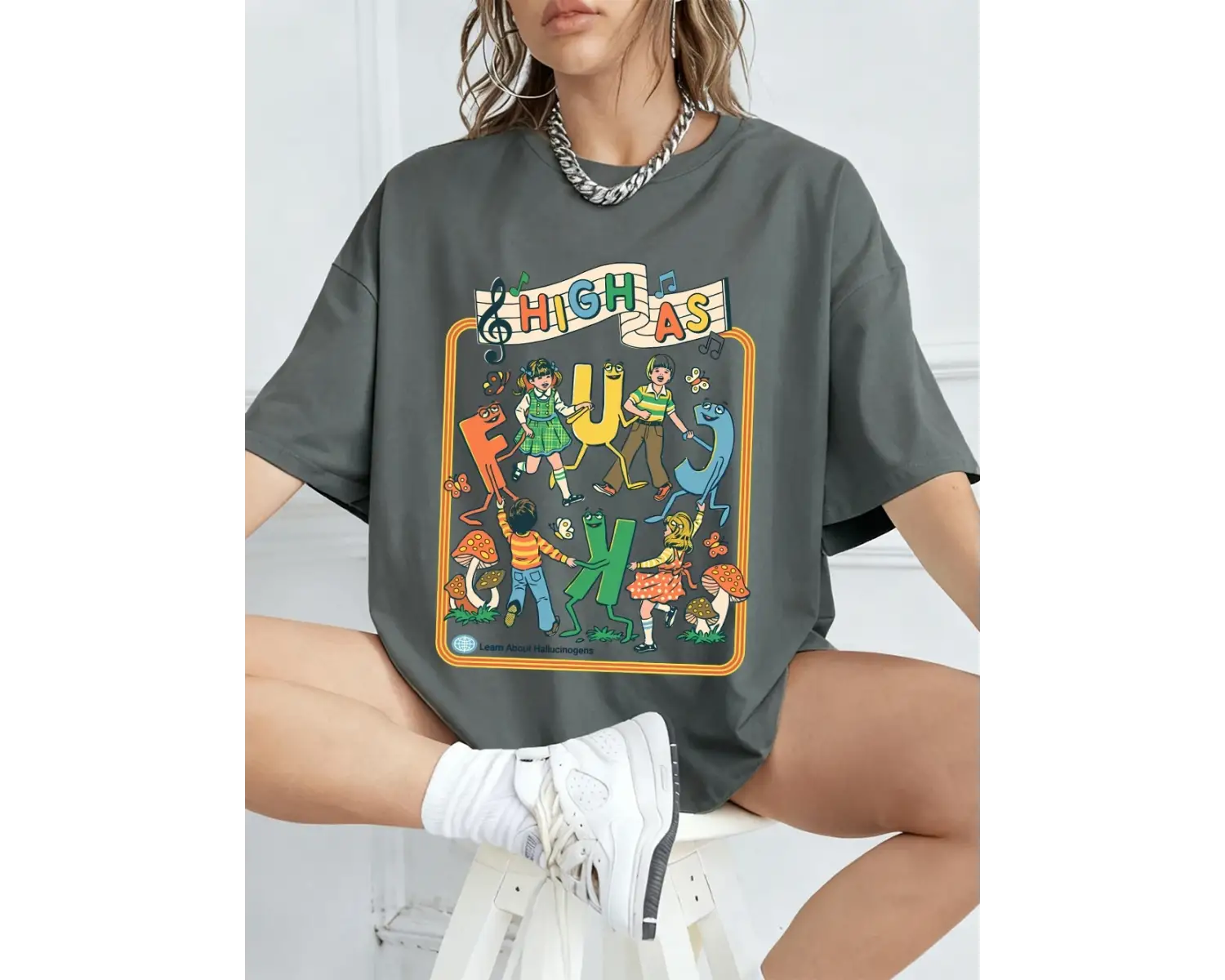 Urban Pop Graphic Kadın Tişört KoleksiyonuKod 5575