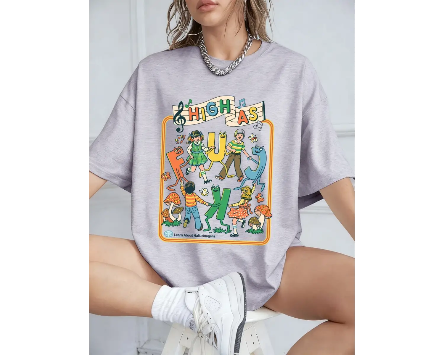 Urban Pop Graphic Kadın Tişört KoleksiyonuKod 5575