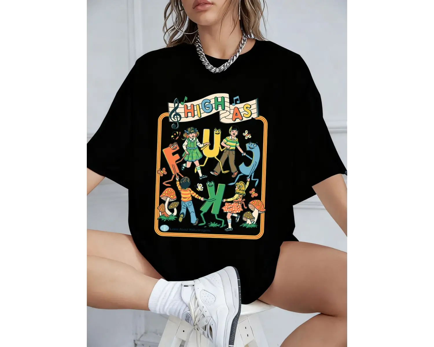 Urban Pop Graphic Kadın Tişört KoleksiyonuKod 5575