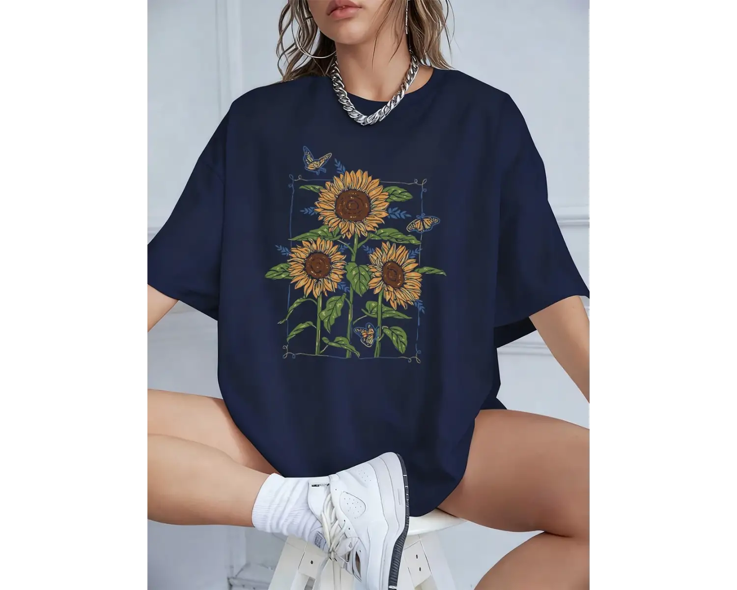 Urban Pop Graphic Kadın Tişört KoleksiyonuKod 5576