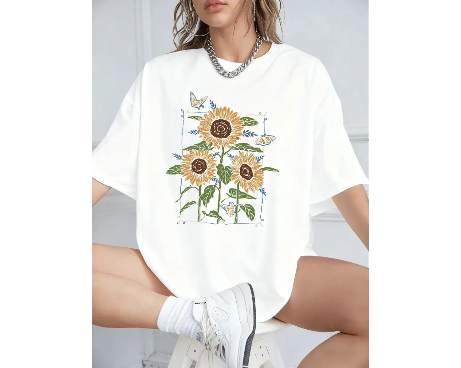 Urban Pop Graphic Kadın Tişört KoleksiyonuKod 5576