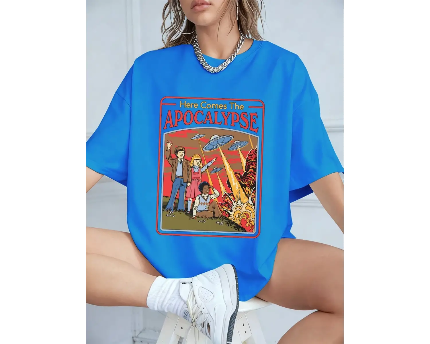 Urban Pop Graphic Kadın Tişört KoleksiyonuKod 5579