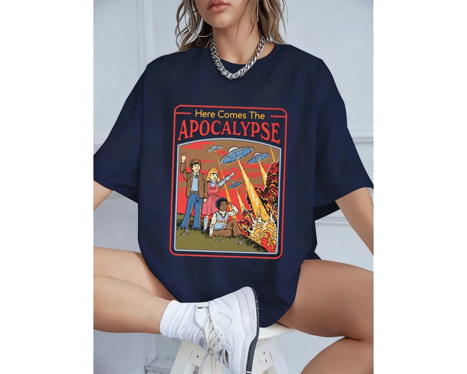 Urban Pop Graphic Kadın Tişört KoleksiyonuKod 5579