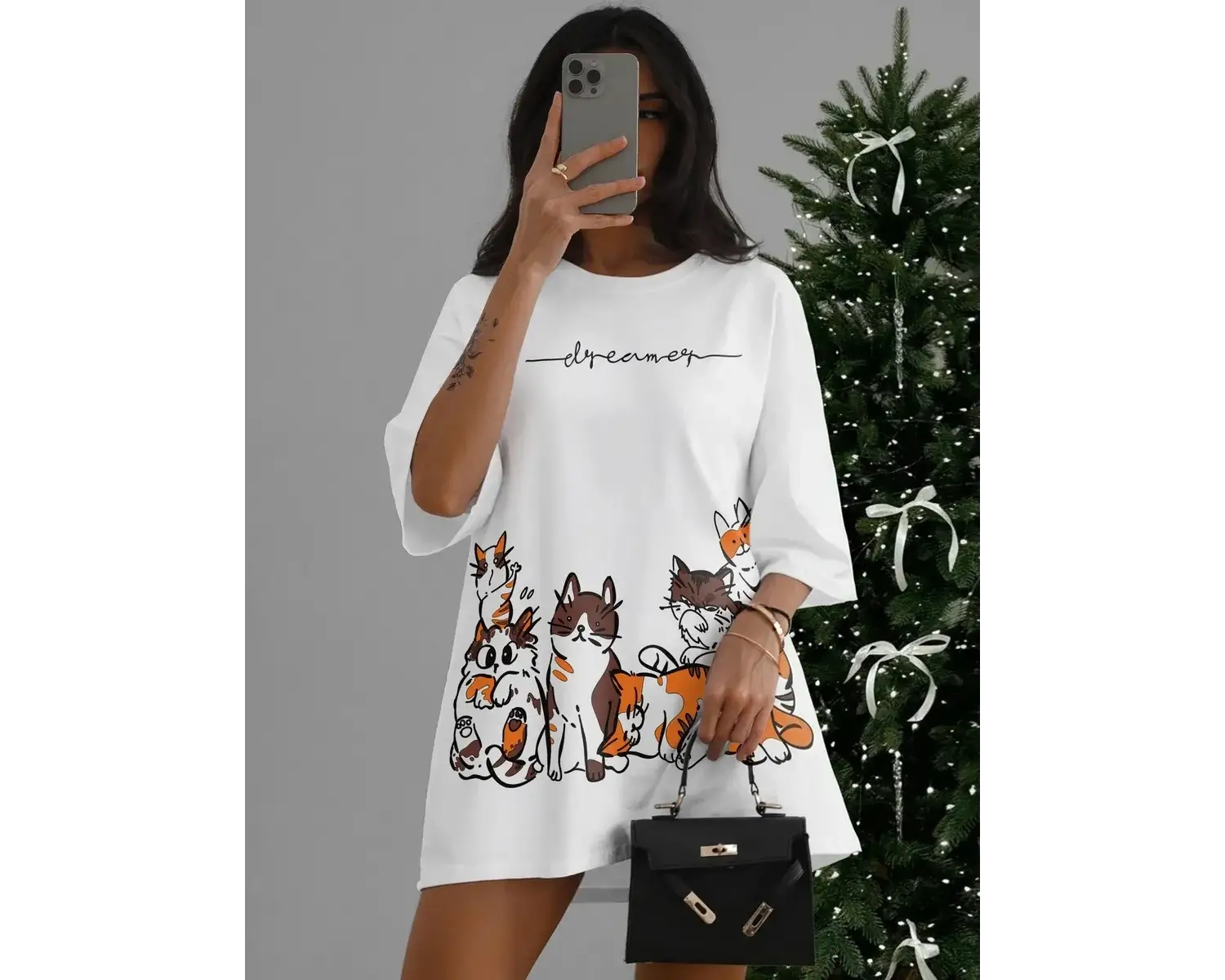 Urban Pop Graphic Kadın Tişört KoleksiyonuKod 5583