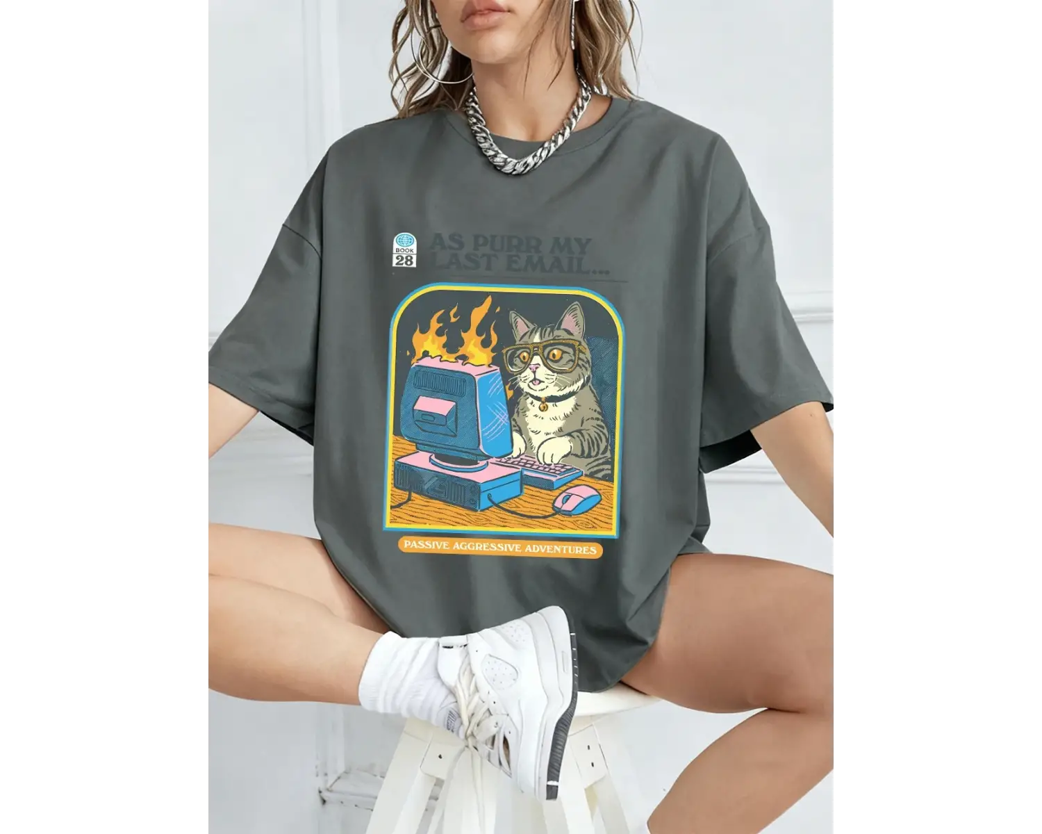 Urban Pop Graphic Kadın Tişört KoleksiyonuKod 5591