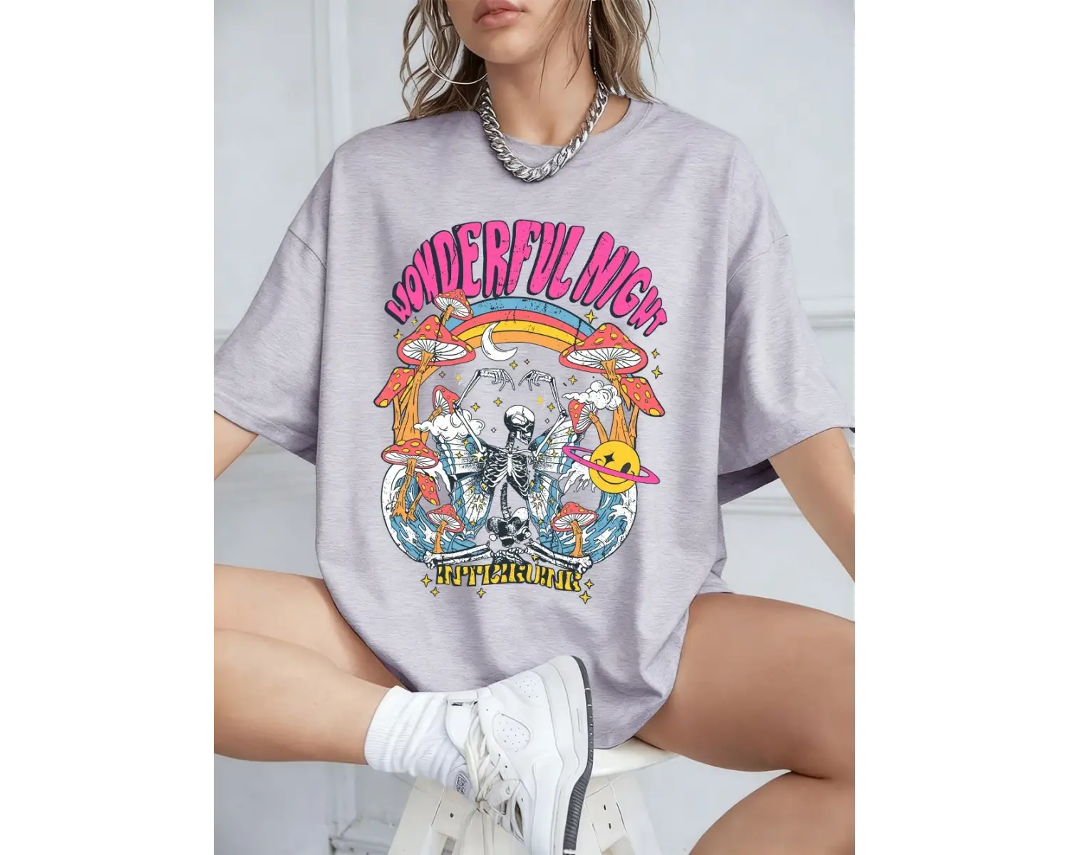 Urban Pop Graphic Kadın Tişört KoleksiyonuKod 5594