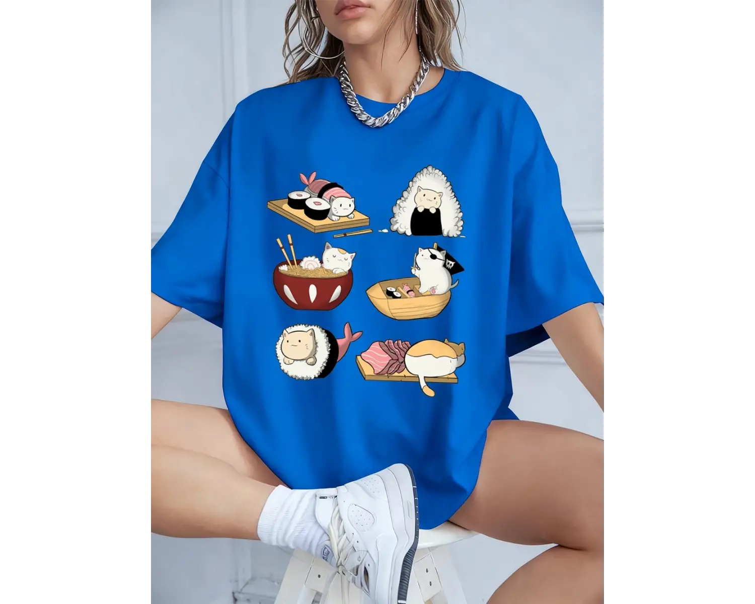 Urban Pop Graphic Kadın Tişört KoleksiyonuKod 5596