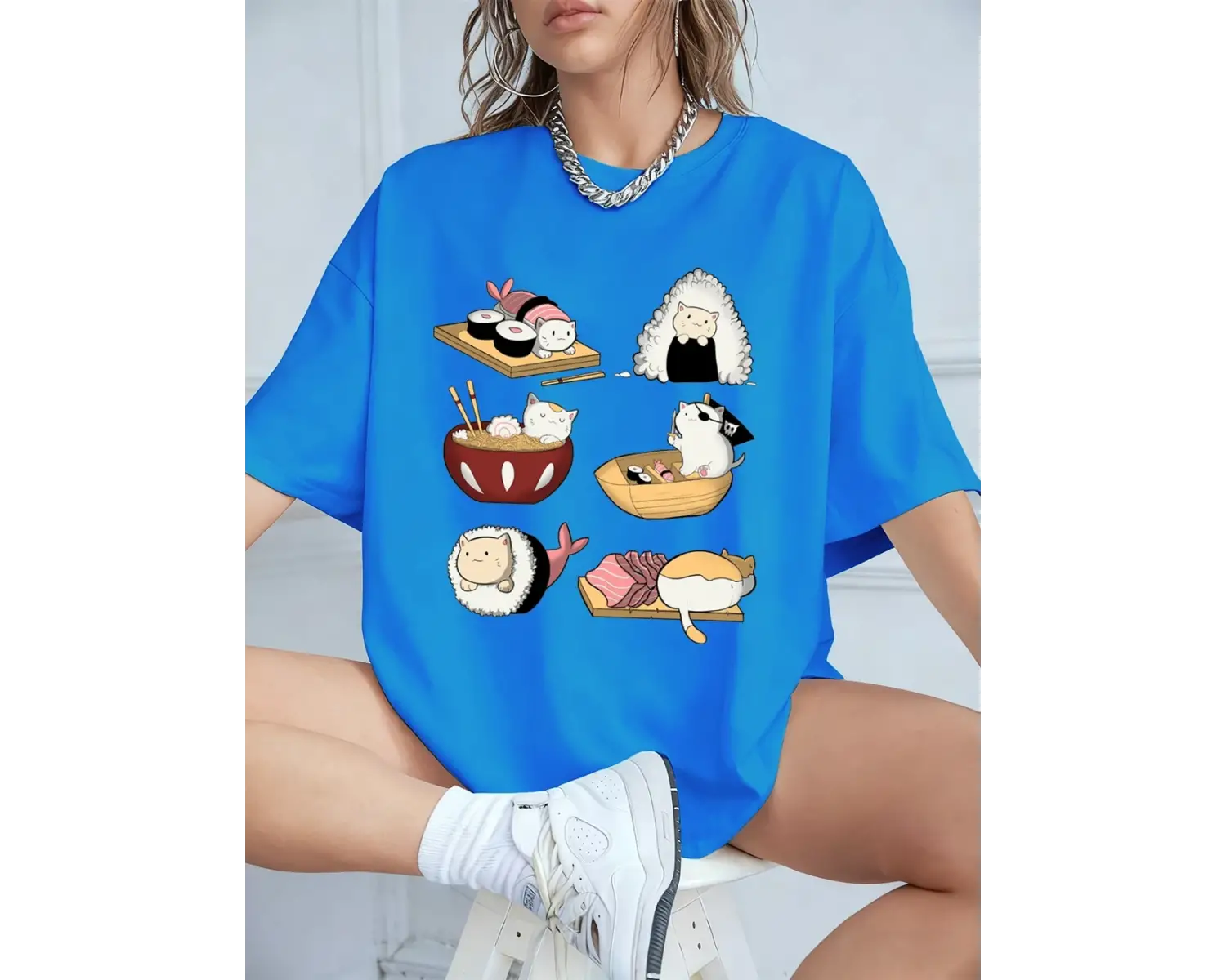 Urban Pop Graphic Kadın Tişört KoleksiyonuKod 5596