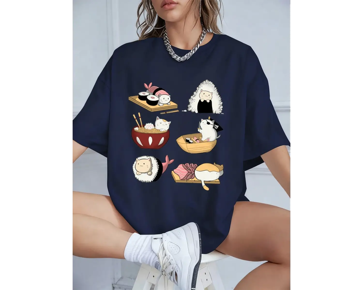 Urban Pop Graphic Kadın Tişört KoleksiyonuKod 5596