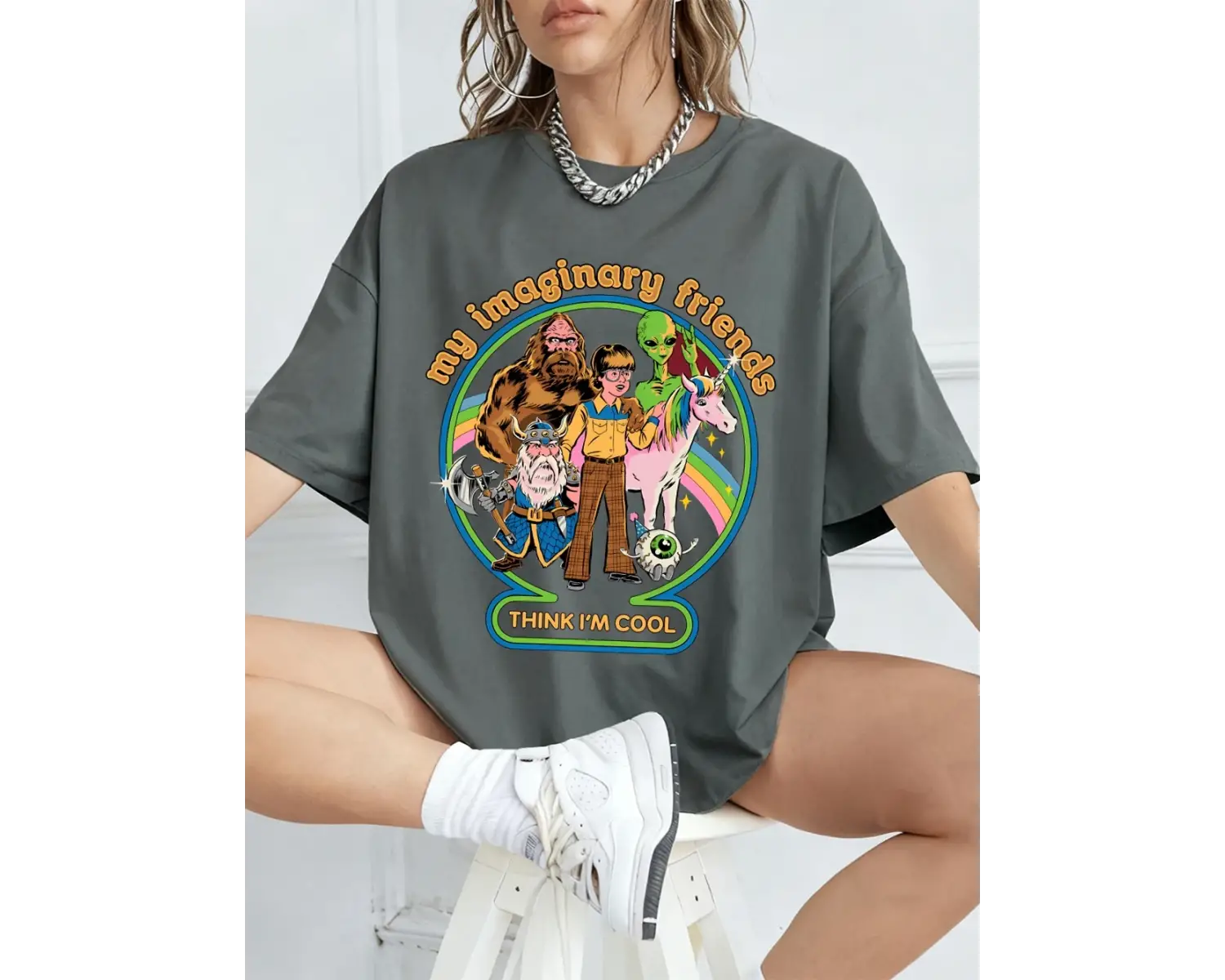 Urban Pop Graphic Kadın Tişört KoleksiyonuKod 5599