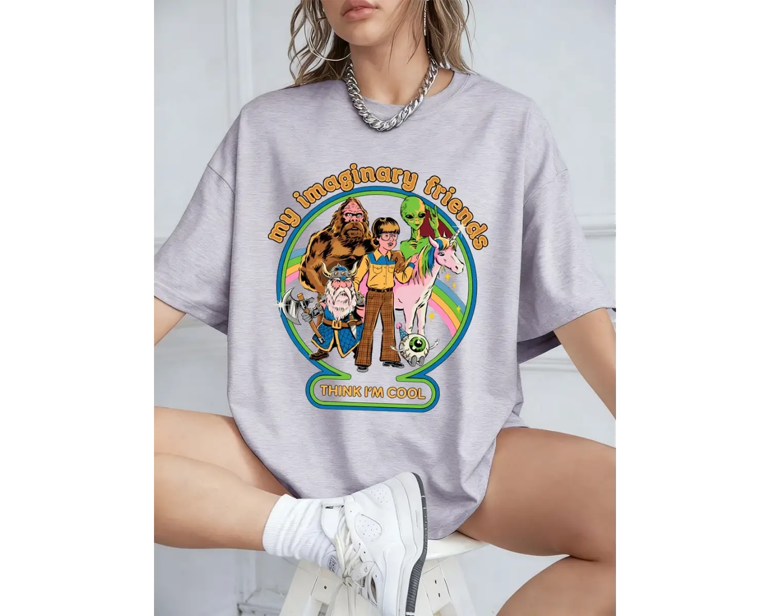 Urban Pop Graphic Kadın Tişört KoleksiyonuKod 5599