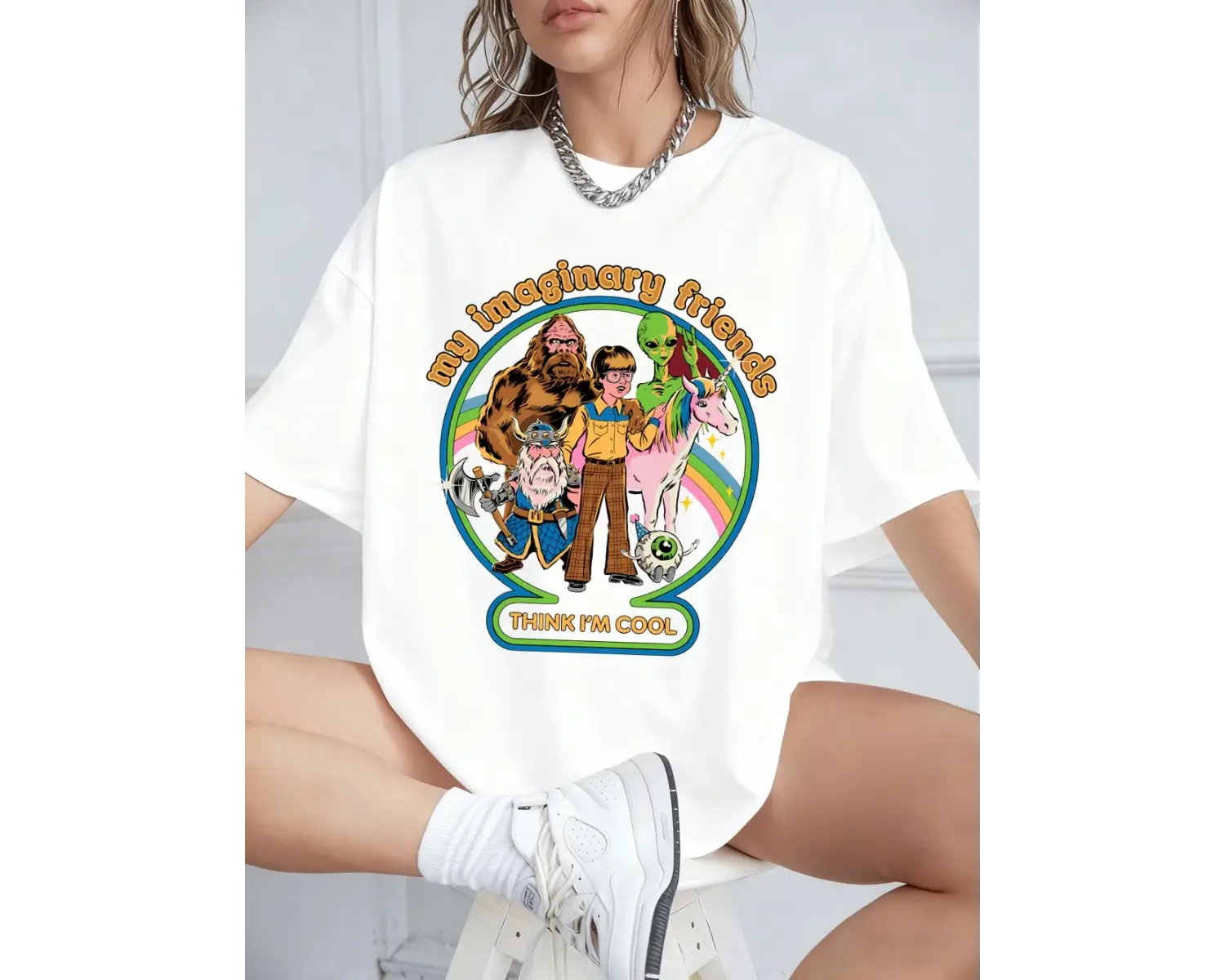 Urban Pop Graphic Kadın Tişört KoleksiyonuKod 5599