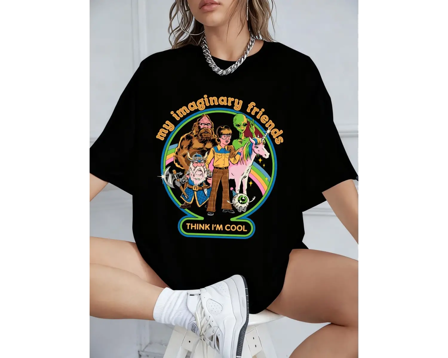 Urban Pop Graphic Kadın Tişört KoleksiyonuKod 5599