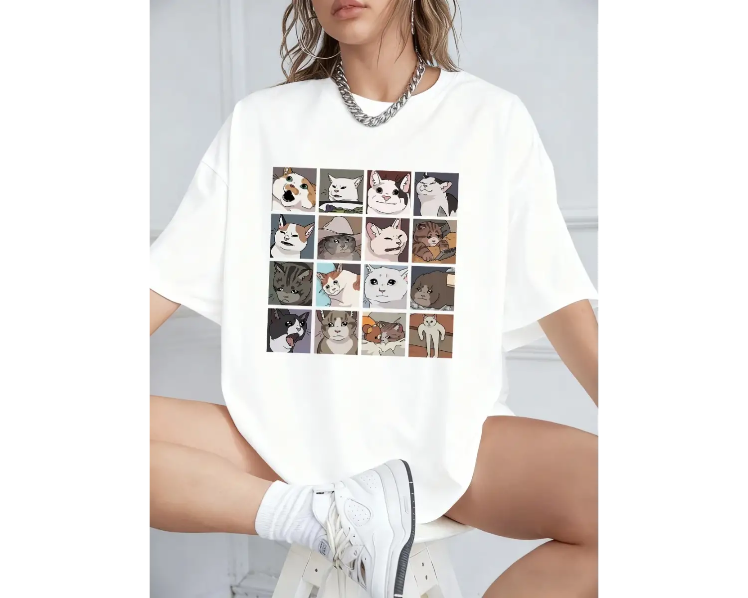 Urban Pop Graphic Kadın Tişört KoleksiyonuKod 5605