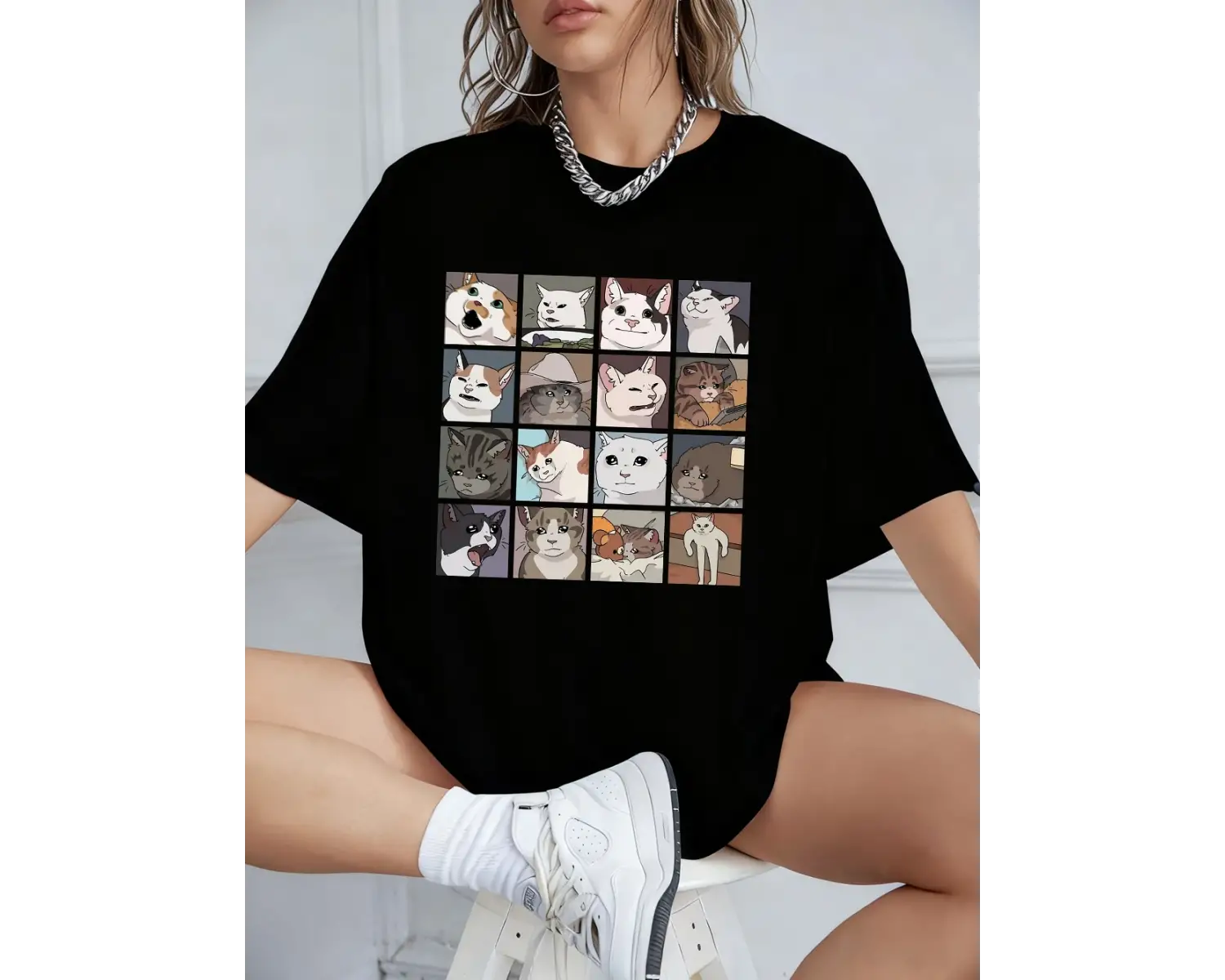 Urban Pop Graphic Kadın Tişört KoleksiyonuKod 5605