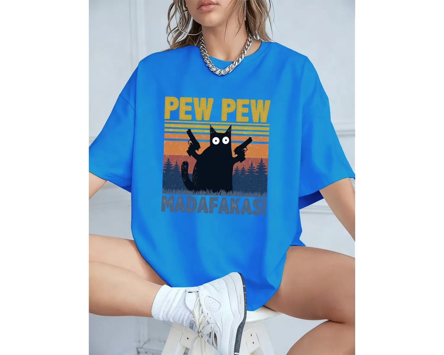 Urban Pop Graphic Kadın Tişört KoleksiyonuKod 5606