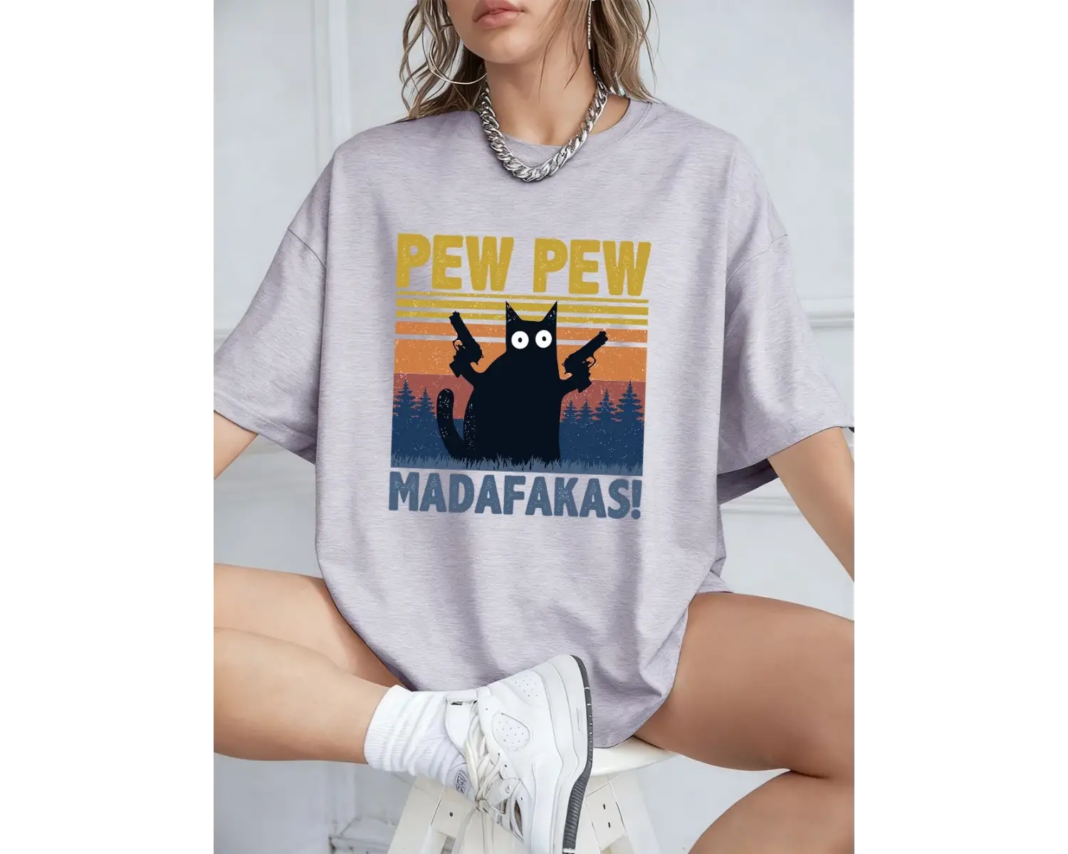 Urban Pop Graphic Kadın Tişört KoleksiyonuKod 5606