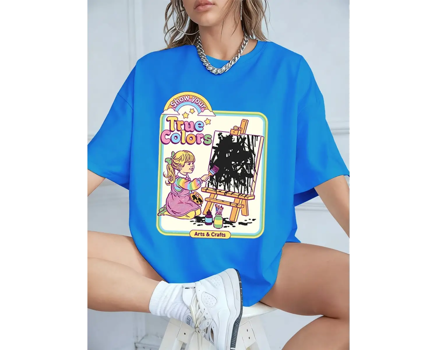 Urban Pop Graphic Kadın Tişört KoleksiyonuKod 5609