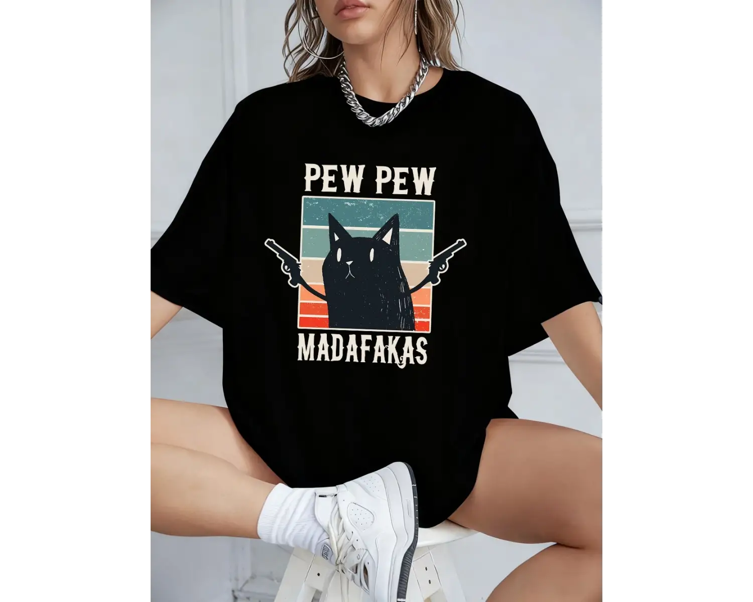 Urban Pop Graphic Kadın Tişört KoleksiyonuKod 5610