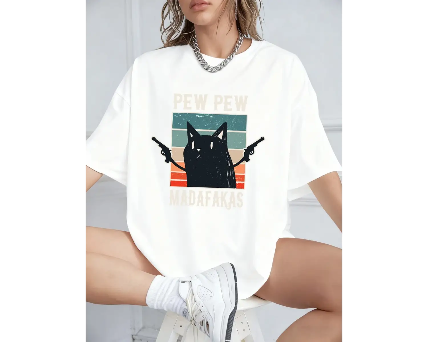 Urban Pop Graphic Kadın Tişört KoleksiyonuKod 5610