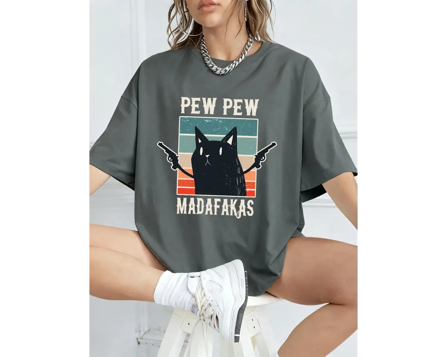 Urban Pop Graphic Kadın Tişört KoleksiyonuKod 5610