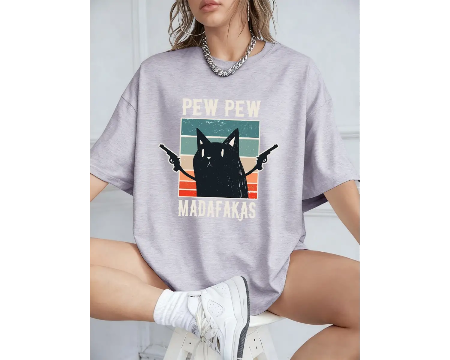 Urban Pop Graphic Kadın Tişört KoleksiyonuKod 5610