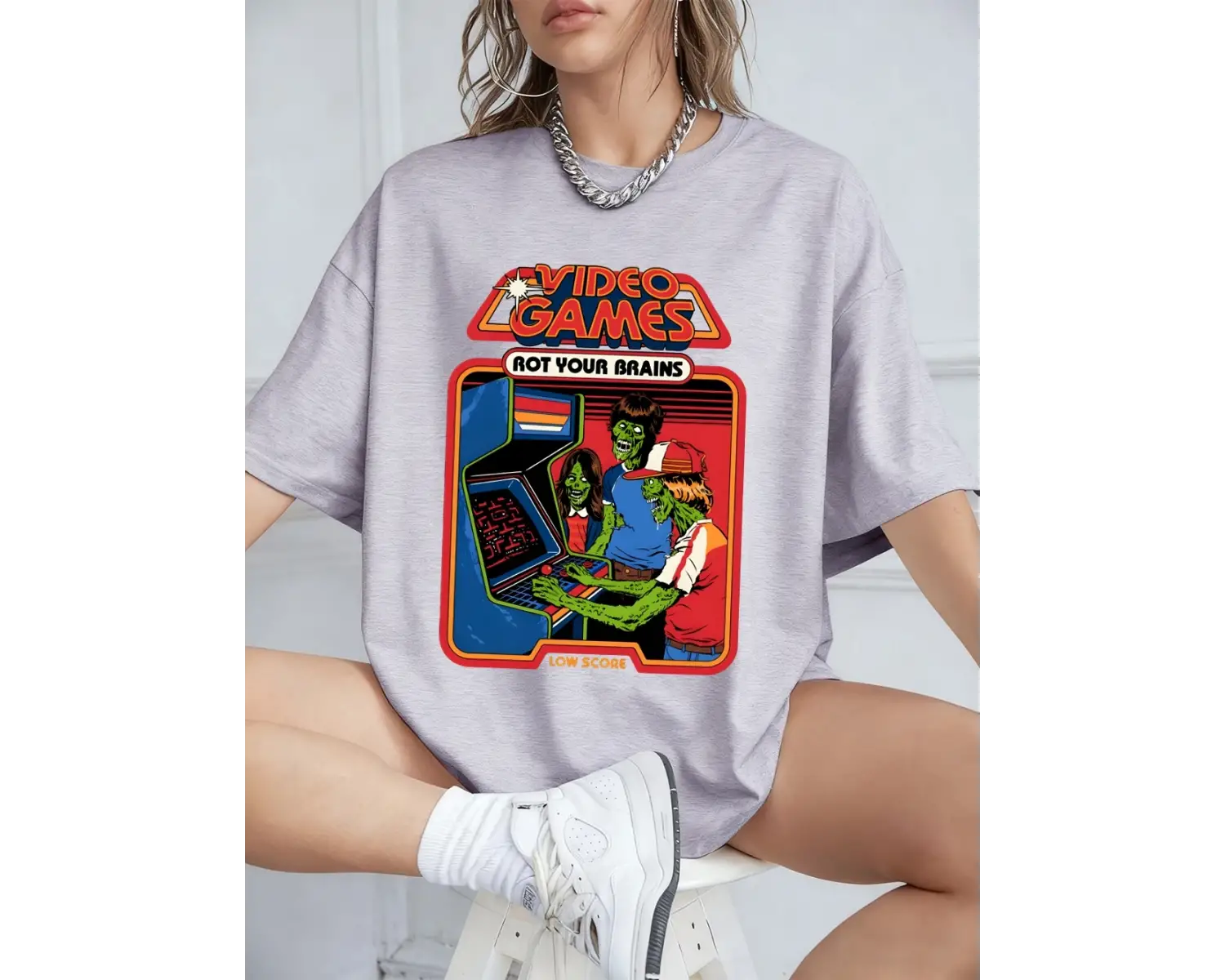 Urban Pop Graphic Kadın Tişört KoleksiyonuKod 5618