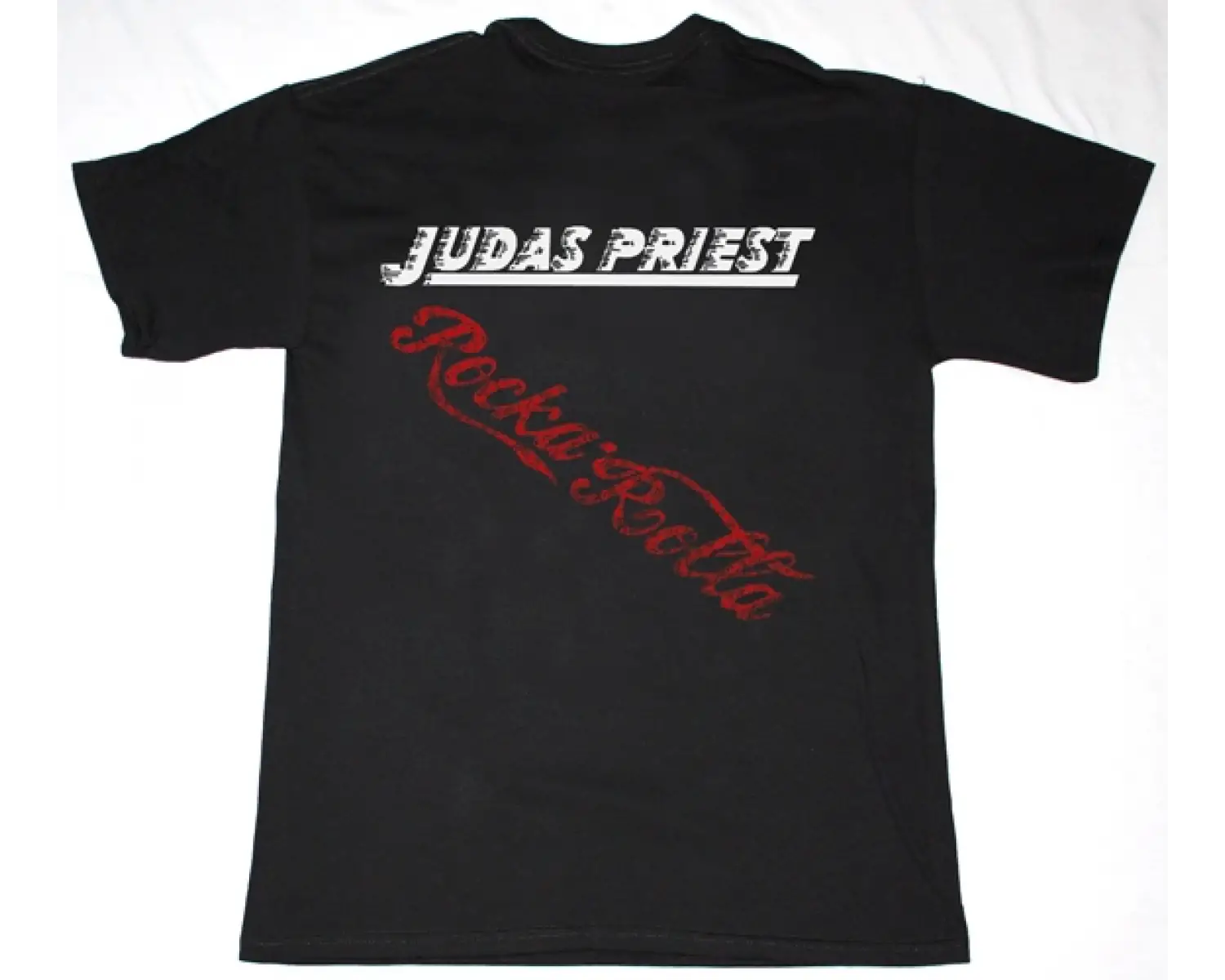 URIAH HEEP SALISBURY 1971 NEW BLACK T-SHIRT ÖN VE ARAKA BASKILI