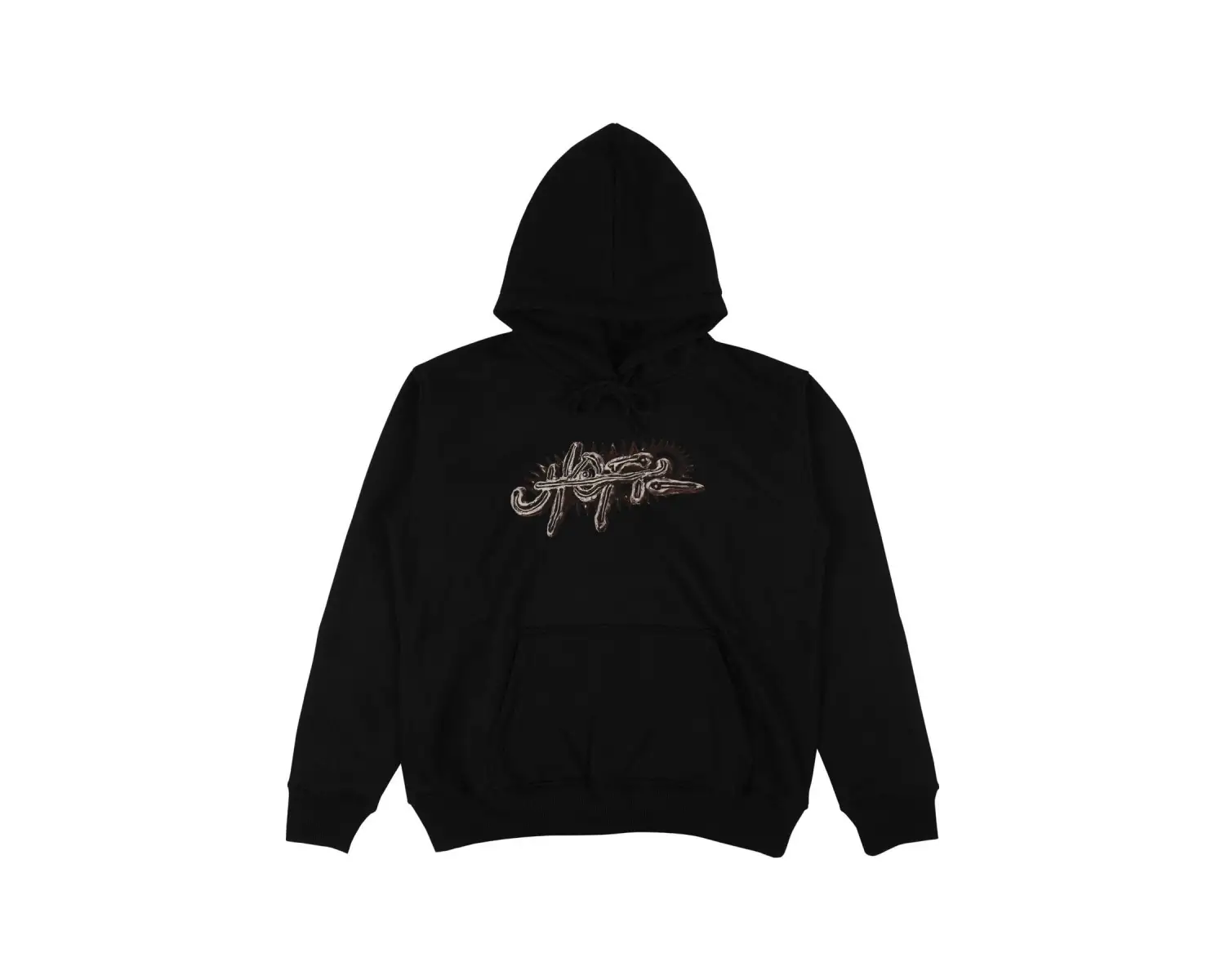 Utopia Travis Scott Oversize Unisex Kapüşonlu Sweatshirt Hoodie Siyah