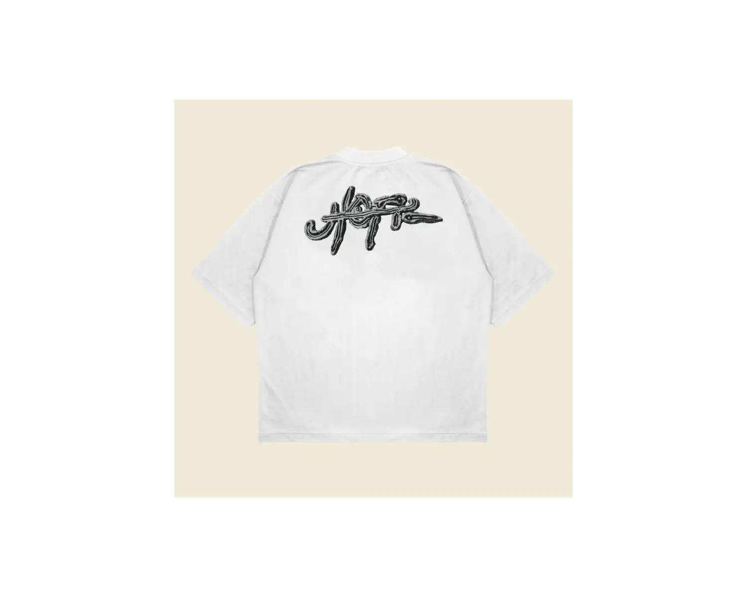 Utopiamystic Baskılı Oversize Unisex Pamuklu Nefes Alan Kalın Kumaşlı