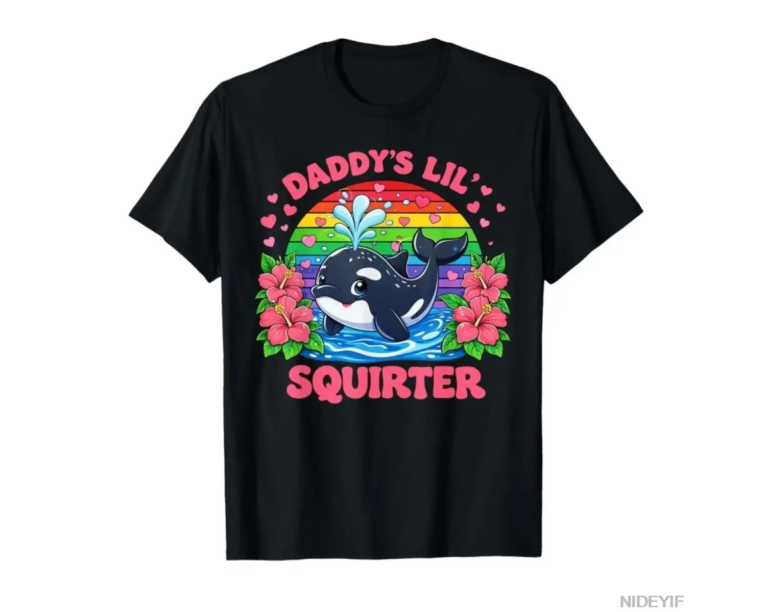 Uygunsuz Komik Babanın Lil Squirter Utanç verici T-shirt Erkekler Kadınlar Için % 100% Pamuk