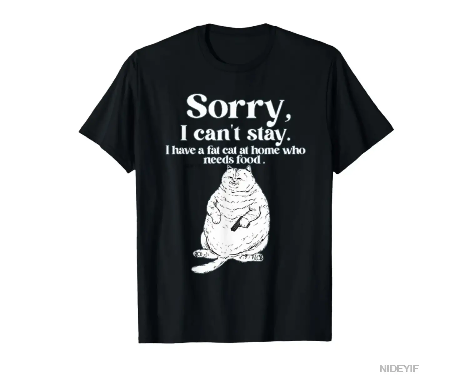 Üzgünüm, Kalınlığımla birlikte evdeki şişman kedim için yiyecek ihtiyaç duymaktadır. Erkekler