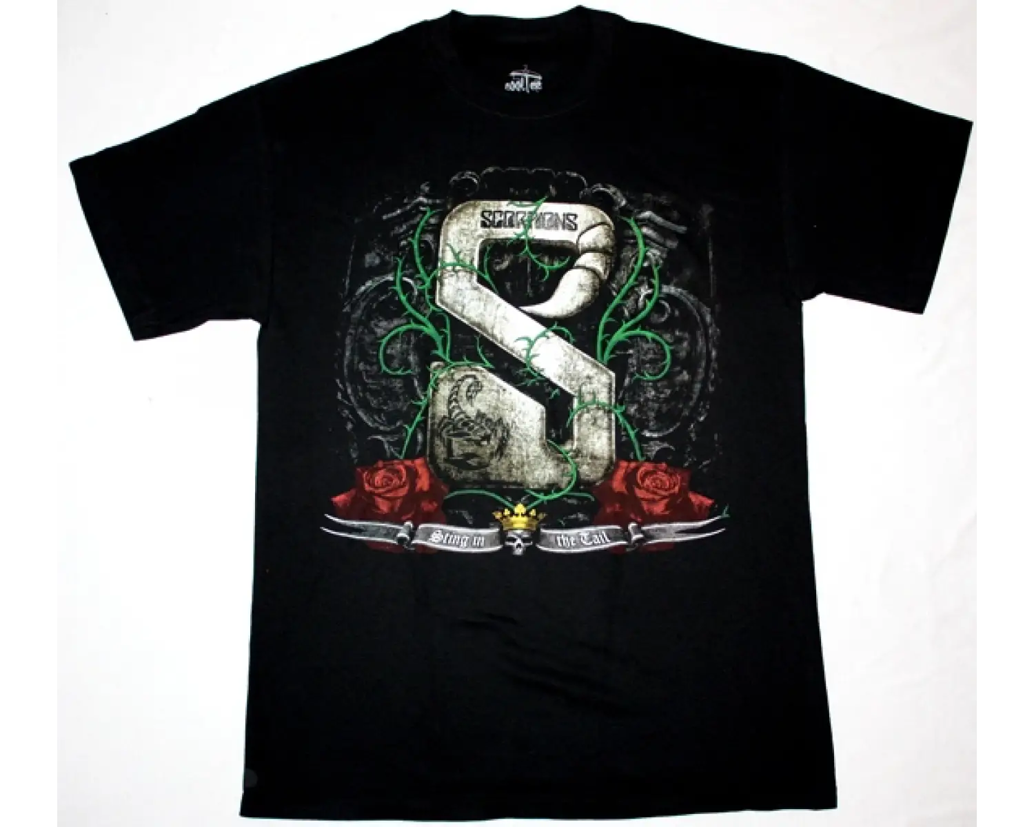 VADER LOGO NEW BLACK T-SHIRT ÖN VE ARAKA BASKILI