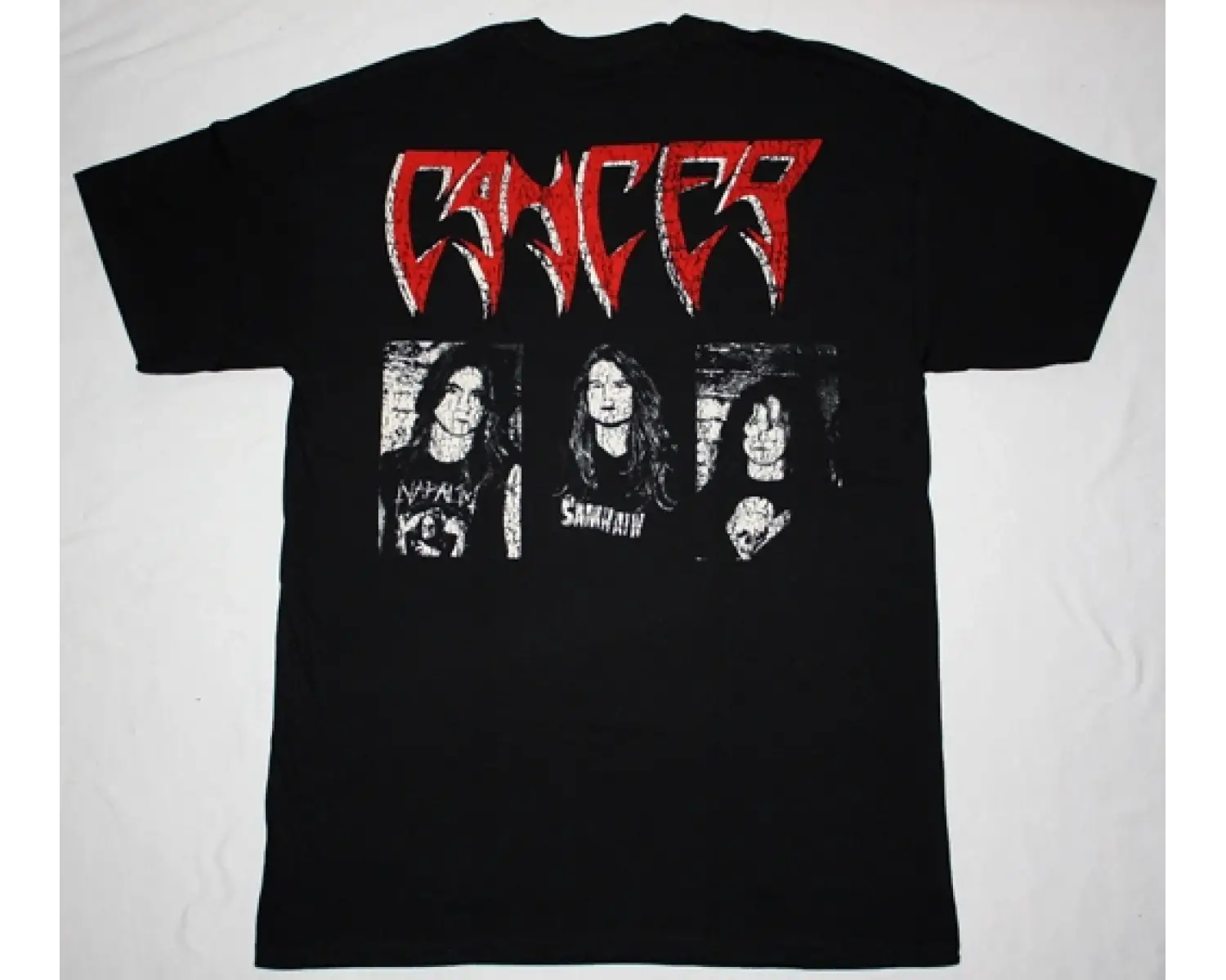 VAIN NO RESPECT 89 NEW BLACK T-SHIRT ÖN VE ARAKA BASKILI