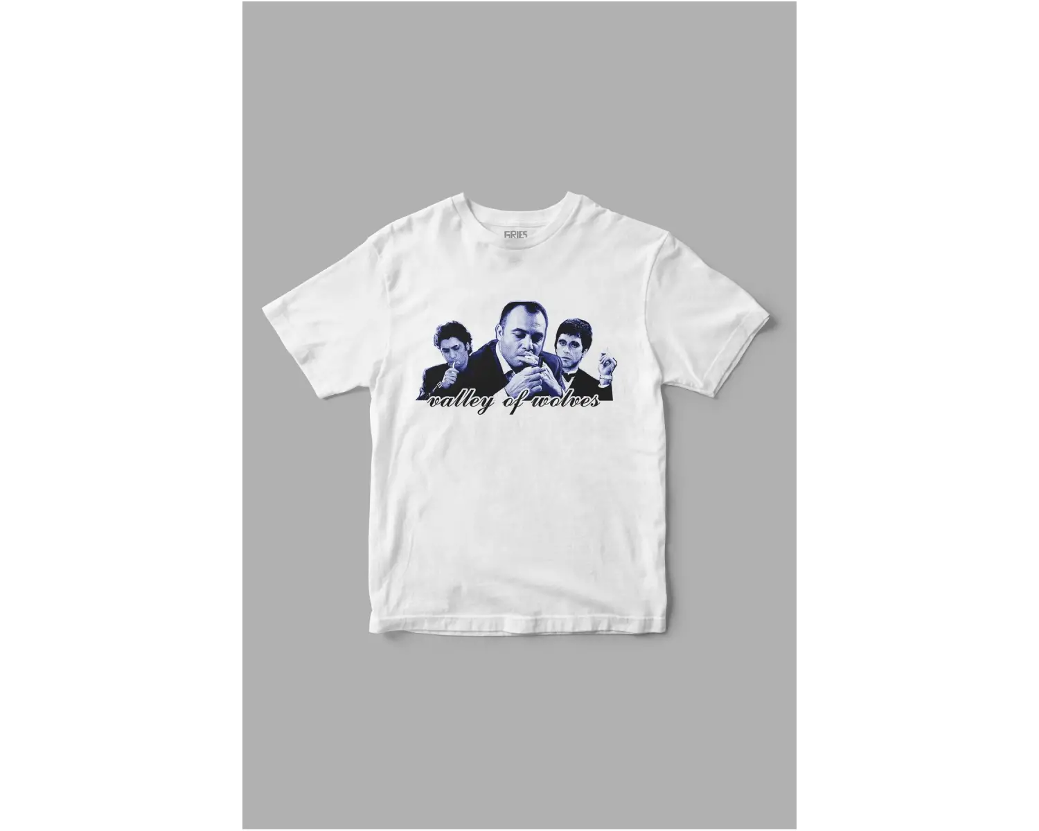 Valley of Wolves Kurtlar Vadisi Tony Montana Scarface Polat Çakır Baskılı Tişört