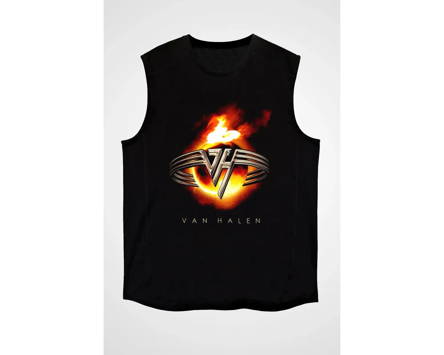 Van Halen Siyah Kolsuz Tişört T-shirt